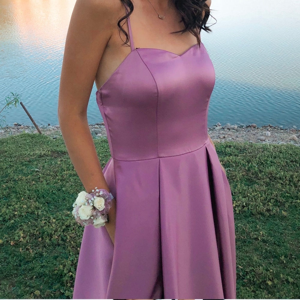 pink prom dress